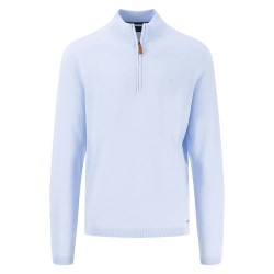блуза,мъжки,пуловери,fynch,hatton,air,cotton,half,zip,sweater,summer,breeze,(blue)