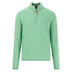 блуза,мъжки,пуловери,fynch,hatton,air,cotton,half,zip,sweater,green,(turf,green)