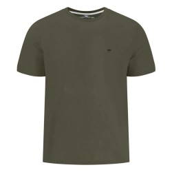 тениска,мъжки,тениски,fynch,hatton,basic,short,sleeve,t,shirt,dark,khaki,(green)