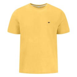 тениска,мъжки,тениски,fynch,hatton,basic,short,sleeve,t,shirt,vivid,yellow,(yellow)
