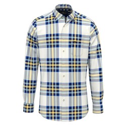 карирана,риза,мъжки,ризи,fynch,hatton,big,checks,long,sleeve,shirt,white