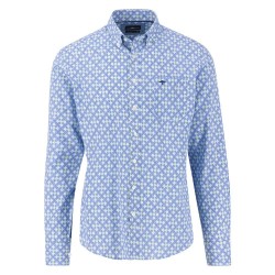 риза,с,дълъг,ръкав,мъжки,ризи,fynch,hatton,blue,print,long,sleeve,shirt,blue