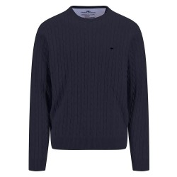 блуза,мъжки,пуловери,fynch,hatton,cable,sweater,blue