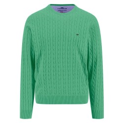 блуза,мъжки,пуловери,fynch,hatton,cable,sweater,turf,green,(green)