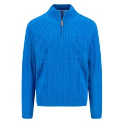 блуза,мъжки,пуловери,fynch,hatton,cable,half,zip,sweater,strong,blue,(blue)