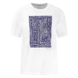 тениска,дамски,тениски,fynch,hatton,chestprint,blurry,square,short,sleeve,t,shirt,blue,purple,(white)