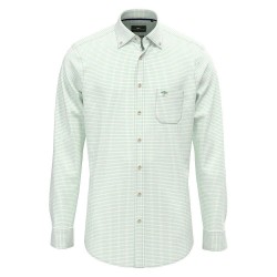 риза,с,дълъг,ръкав,мъжки,ризи,fynch,hatton,classic,oxford,mix,long,sleeve,shirt,green