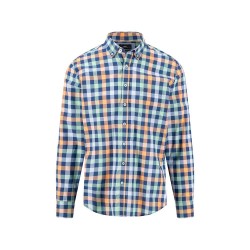 карирана,риза,мъжки,ризи,fynch,hatton,colorful,combi,checks,long,sleeve,shirt,multicolor,(sunny,orange)