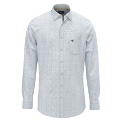 Риза с дълъг ръкав Fynch hatton Flower Print Mix long sleeve shirt - Grey (Vivid Yellow) риза,с,дълъг,ръкав,мъжки,ризи,fynch,hatton,flower,print,mix,long,sleeve,shirt,grey,(vivid,yellow)