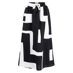 пола,дамски,поли,и,рокли,fynch,hatton,great,steps,linen,mix,long,skirt,black