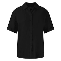 дамски,блузи,дамски,ризи,fynch,hatton,linen,mix,short,sleeve,blouse,black