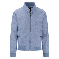 яке,мъжки,якета,fynch,hatton,linen,melange,harrington,jacket,summer,breeze,(blue)