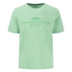 тениска,мъжки,тениски,fynch,hatton,logo,short,sleeve,t,shirt,turf,green,(green)