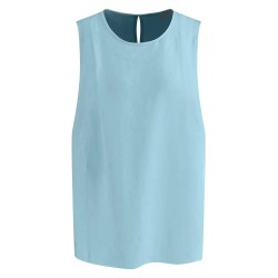 дамски,блузи,дамски,ризи,fynch,hatton,linen,mix,sleeveless,blouse,summer,lavender,(blue)
