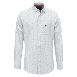 риза,с,дълъг,ръкав,мъжки,ризи,fynch,hatton,multicolor,minimal,print,long,sleeve,shirt,white