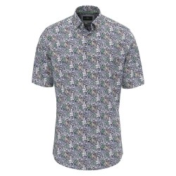 риза,с,къс,ръкав,мъжки,ризи,fynch,hatton,multicolor,slub,print,short,sleeve,shirt,grey