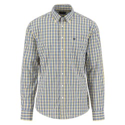 карирана,риза,мъжки,ризи,fynch,hatton,multicolor,check,long,sleeve,shirt,yellow,(vivid,yellow)