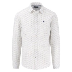риза,с,дълъг,ръкав,мъжки,ризи,fynch,hatton,prints,on,structure,long,sleeve,shirt,strong,blue,(white)
