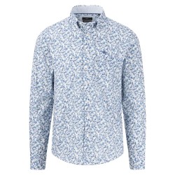 риза,с,дълъг,ръкав,мъжки,ризи,fynch,hatton,premium,flower,prints,long,sleeve,shirt,blue