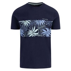 тениска,мъжки,тениски,fynch,hatton,slub,artwork,short,sleeve,t,shirt,blue,(navy)