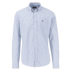 карирана,риза,мъжки,ризи,fynch,hatton,small,combi,check,long,sleeve,shirt,blue