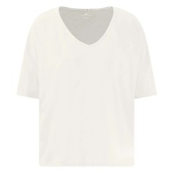 тениска,дамски,тениски,fynch,hatton,slub,structure,short,sleeve,v,neck,t,shirt,milk,(beige)