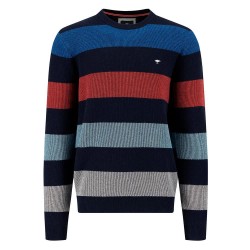 блуза,мъжки,пуловери,fynch,hatton,striped,structure,sweater,blue