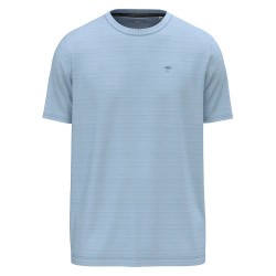 Тениска Fynch hatton Structure short sleeve T-shirt - Blue (Summer Breeze) тениска,мъжки,тениски,дамски,тениски,fynch,hatton,structure,short,sleeve,t,shirt,blue,(summer,breeze)