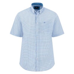 риза,с,къс,ръкав,мъжки,ризи,fynch,hatton,summer,poplin,print,short,sleeve,shirt,blue,(light,peony)