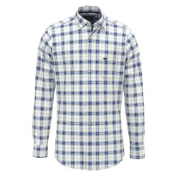 карирана,риза,мъжки,ризи,fynch,hatton,twill,check,long,sleeve,shirt,white