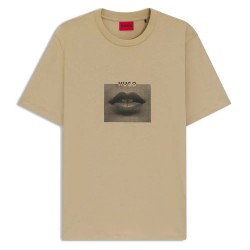 тениска,мъжки,тениски,hugo,deterni,10258299,01,t,shirt,medium,beige,(beige)