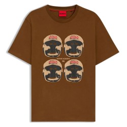 тениска,мъжки,тениски,hugo,diboxer,10266462,01,t,shirt,medium,brown,(brown)