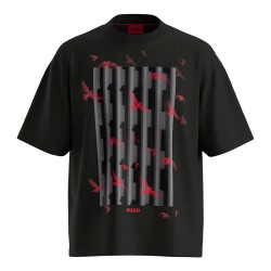 тениска,мъжки,тениски,hugo,digraph,10266060,01,t,shirt,black