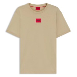 тениска,мъжки,тениски,hugo,diragolino,212,10229761,01,short,sleeve,t,shirt,beige