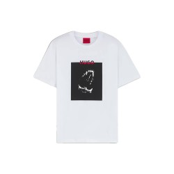 тениска,мъжки,тениски,hugo,dobero,10258299,01,short,sleeve,t,shirt,white,(white)