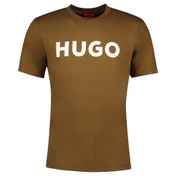 тениска,мъжки,тениски,hugo,dulivio,10229761,01,short,sleeve,t,shirt,medium,brown,(brown)