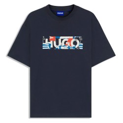 тениска,мъжки,тениски,hugo,nugix,10258299,01,t,shirt,blue