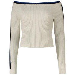 блуза,дамски,пуловери,дамски,плетени,дрехи,hugo,strays,10272086,01,sweater,white