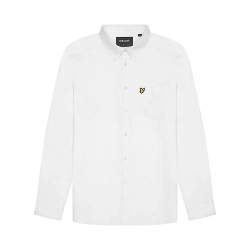 риза,с,дълъг,ръкав,мъжки,ризи,lyle,&,scott,plain,oxford,long,sleeve,shirt,white