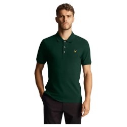 мъжки,блузи,с,яка,lyle,&,scott,plain,short,sleeve,polo,green,(dark,green)