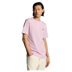 тениска,мъжки,тениски,lyle,&,scott,plain,short,sleeve,t,shirt,pink,(pink,light)