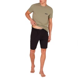 пижама,мъжки,пижами,emporio,armani,em000399,af10777,short,sleeve,pyjama,black,vetiver,(green)