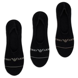 Чорапи Emporio armani EM000548_AF12276 no show socks 3 pairs - Black (Black / Black / Black) чорапи,мъжки,чорапи,emporio,armani,em000548,af12276,no,show,socks,3,pairs,black,(black,black,black)
