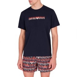 тениска,мъжки,тениски,emporio,armani,em000574,af12349,short,sleeve,t,shirt,blue,(arm.blu,pr.macrologo)