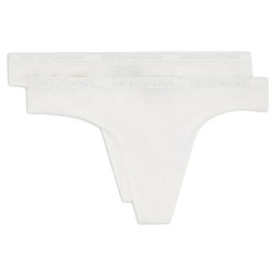Emporio armani EW000402_AF10889 thong 2 units - White (White) дамско,бельо,дамски,бикини,и,танкини,emporio,armani,ew000402,af10889,thong,2,units,white,(white)