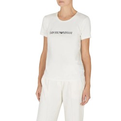 Тениска Emporio armani EW000408_AF10881 short sleeve T-shirt - White (White) тениска,дамски,тениски,emporio,armani,ew000408,af10881,short,sleeve,t,shirt,white,(white)