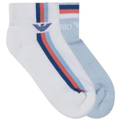 чорапи,дамски,чорапи,emporio,armani,ew000578,af13219,ankle,socks,2,pairs,white,blue,(white,light,bleu)