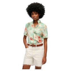 риза,с,къс,ръкав,дамски,блузи,дамски,ризи,superdry,beach,resort,short,sleeve,shirt,multicolor