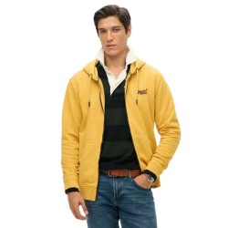 блуза,мъжки,пуловери,superdry,essential,logo,washed,full,zip,sweatshirt,yellow,(washed,winter,gold)