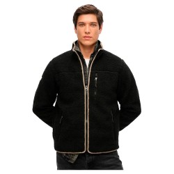 яке,мъжки,якета,superdry,outdoor,fleece,jacket,black